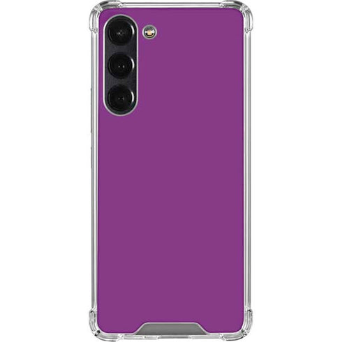 Purple Galaxy S24 FE Clear Case